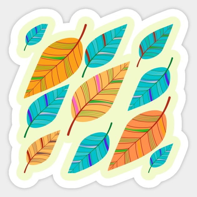 Exotic Plants Sticker by Designlee